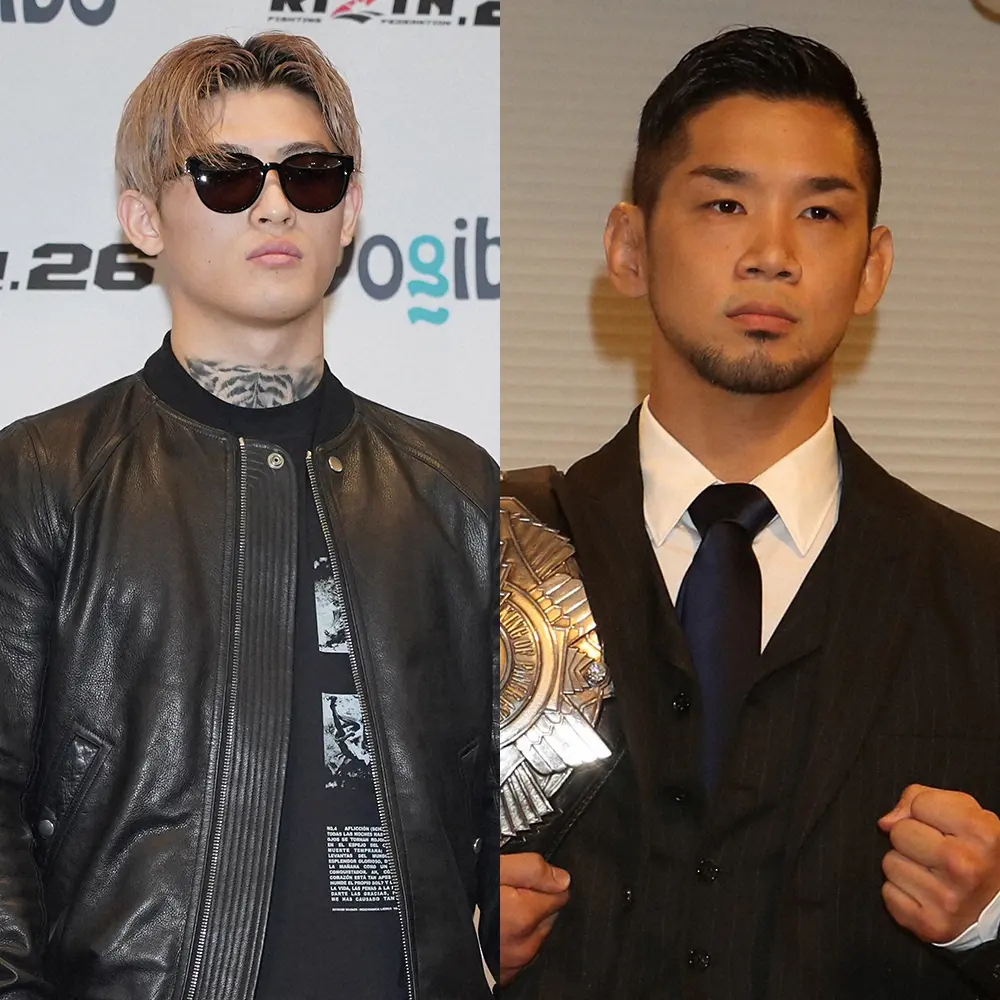 平本蓮（左）と石渡伸太郎氏（右）