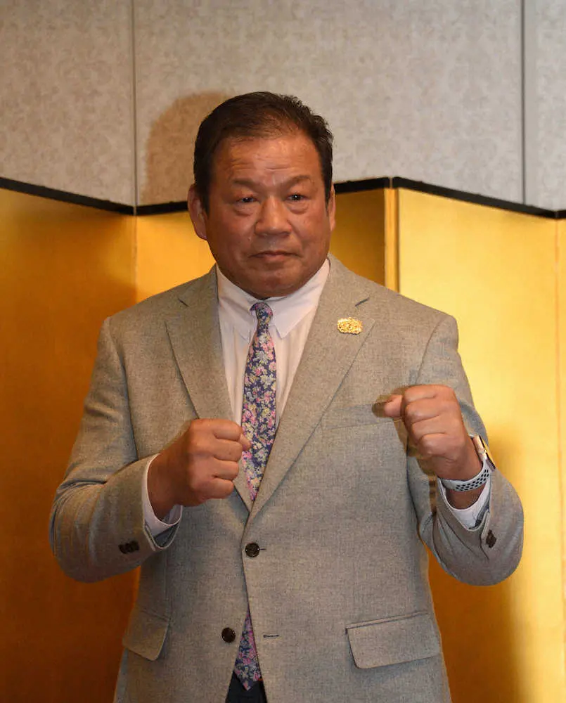 デビュー50周年記念ツアー第2弾の開催を発表したプロレスラーの藤波辰爾