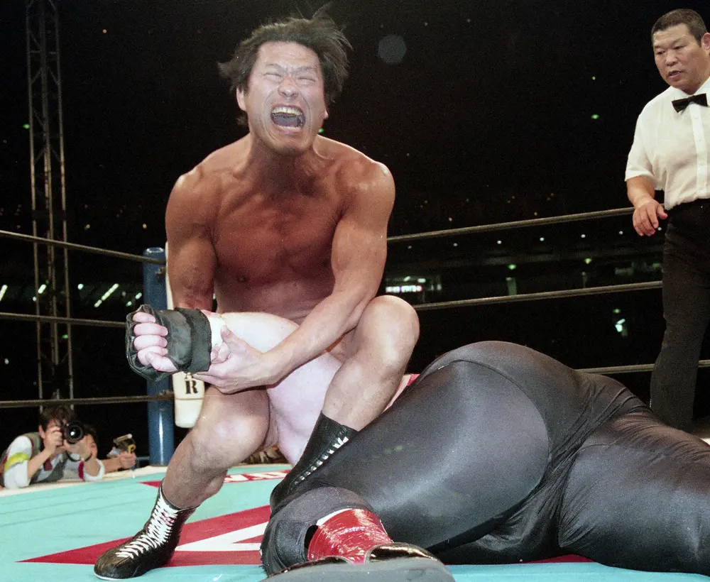96年1月4日に東京ドーム大会でベイダーと対戦したアントニオ猪木さん