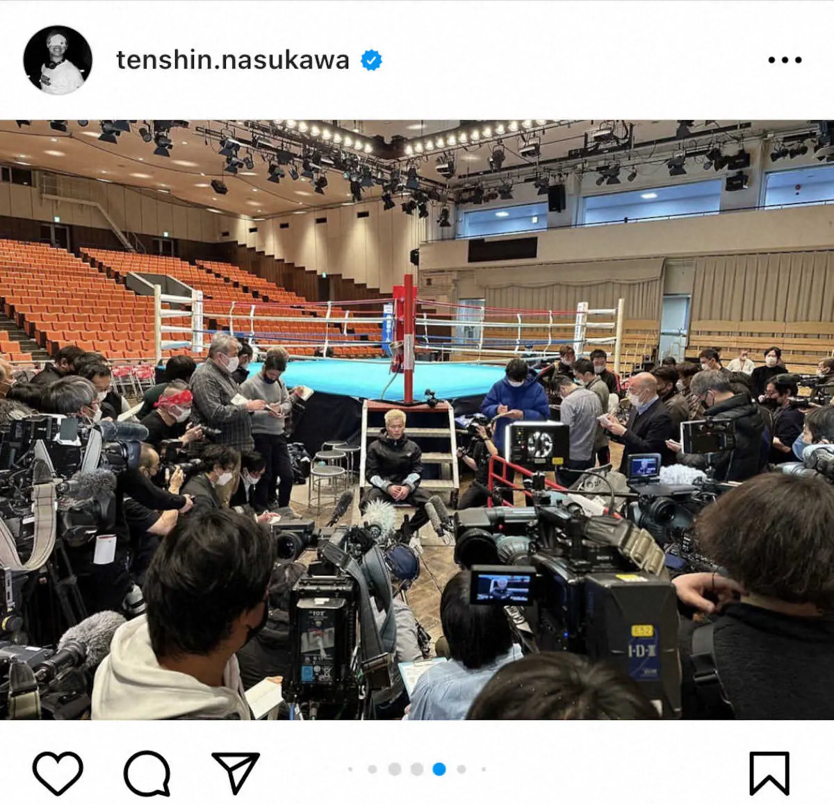 那須川天心インスタグラム（@tenshin.nasukawa）から