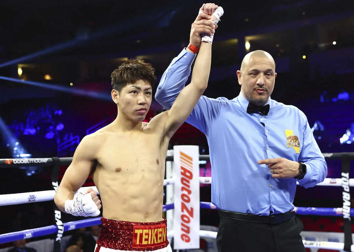 1回TKO勝ちでプロ4連勝の村田昴（帝拳ジム提供）