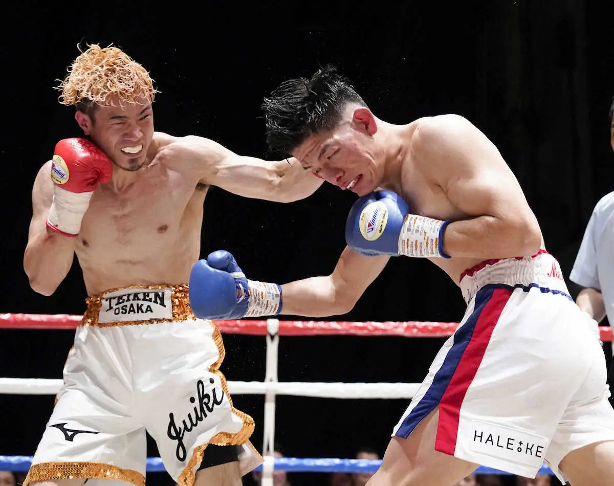 那須川天心との対戦もあるか？辰吉寿以輝（左）