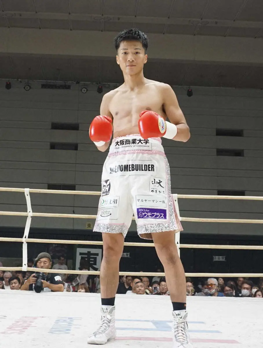 2回TKO勝利で再起した前田稔輝