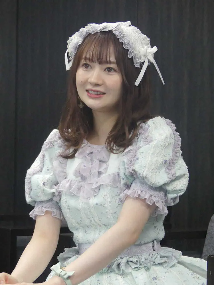ソロCDデビューについてスポニチの単独インタビューに応じたSKE48江籠裕奈