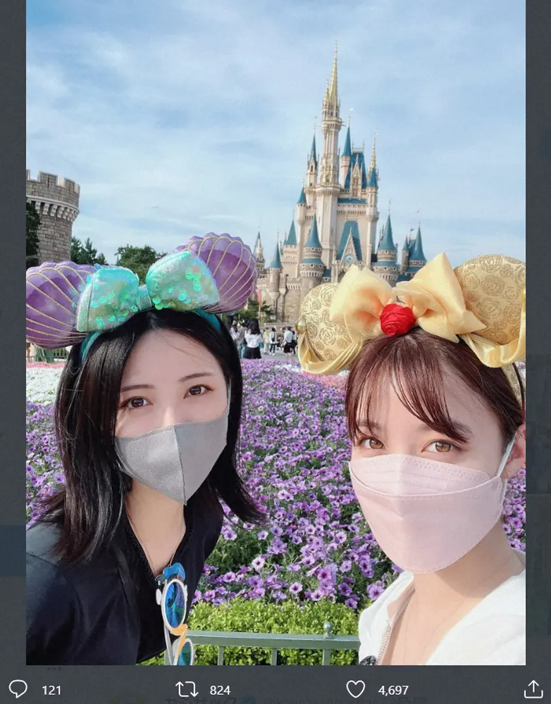 橋本環奈公式ツイッター（@H_KANNA_0203）から
