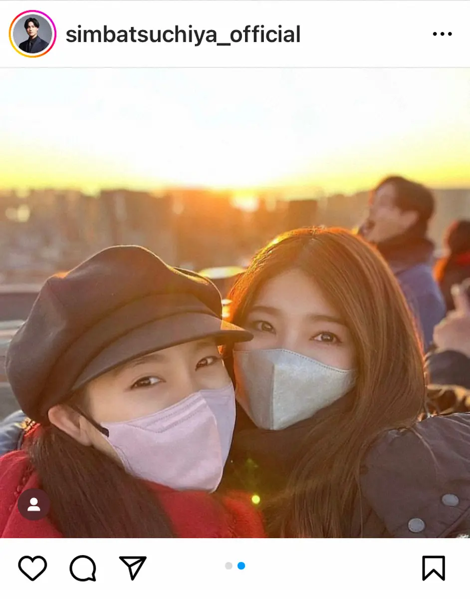 土屋神葉インスタグラム（＠simbatsuchiya_official）から