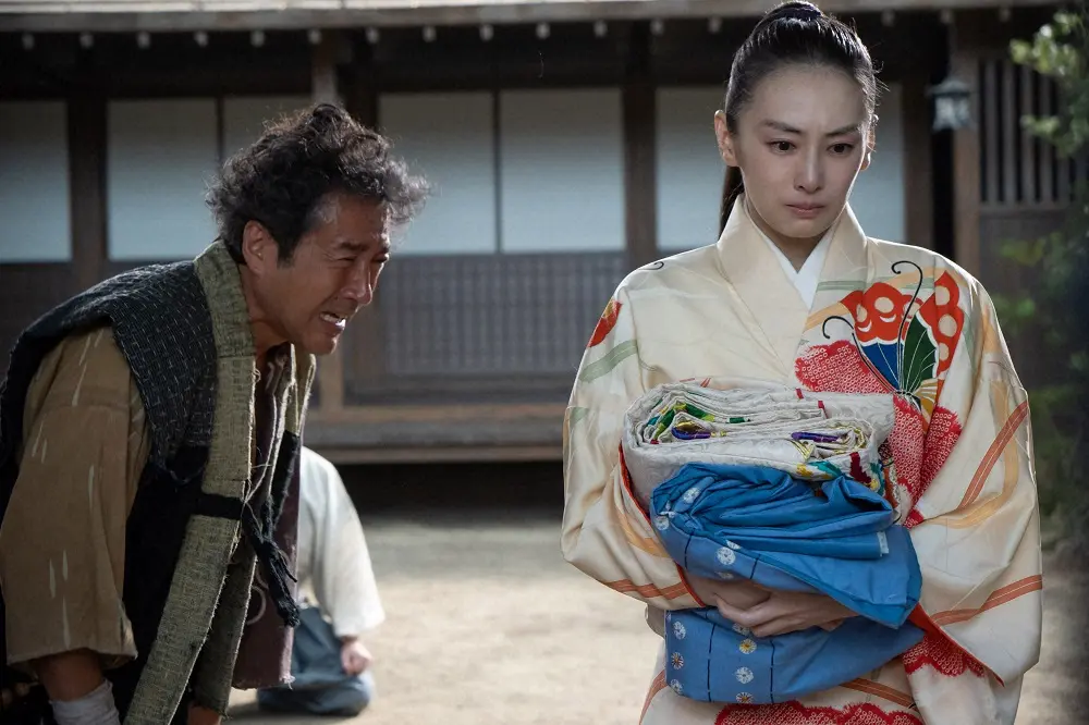 大河ドラマ「どうする家康」第4話。お市の方（北川景子）の目には…（C）NHK