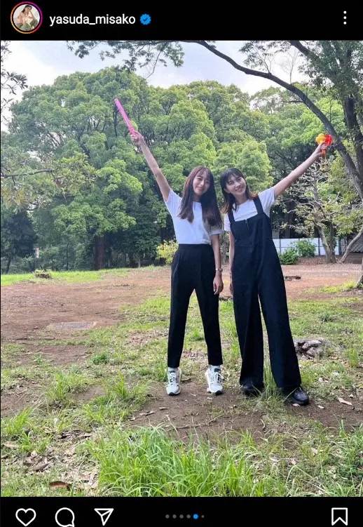 安田美沙子公式インスタグラム(@yasuda_misako)から
