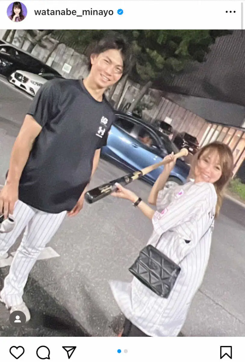 渡辺美奈代公式インスタグラム(@watanabe_minayo)から