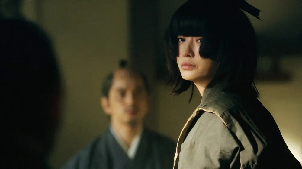 大河ドラマ「どうする家康」第38話。天井から現れた大鼠(松本まりか)は…(C)NHK
