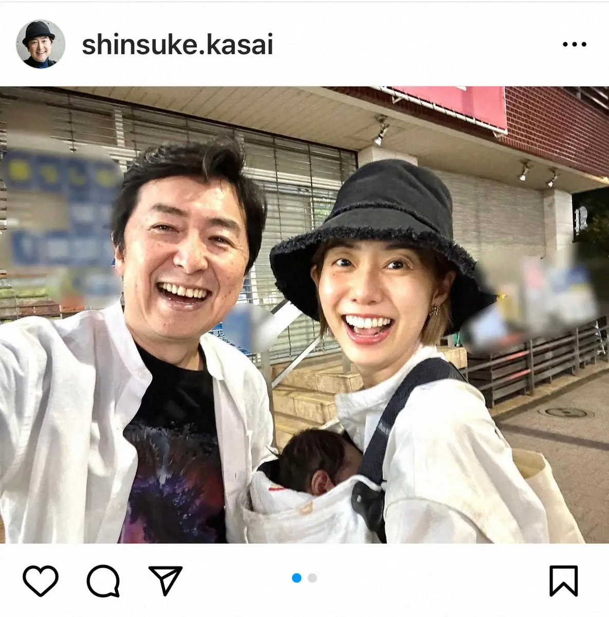 笠井信輔アナインスタグラム（shinsuke.kasai）から