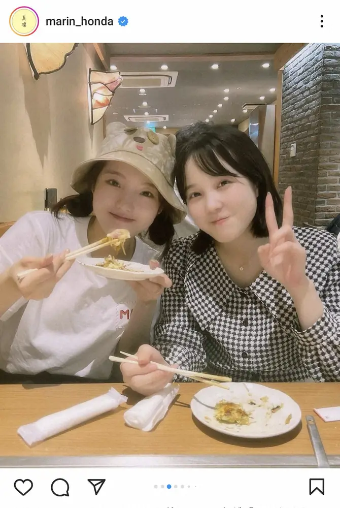 本田真凛公式インスタグラム（＠marin_honda）から