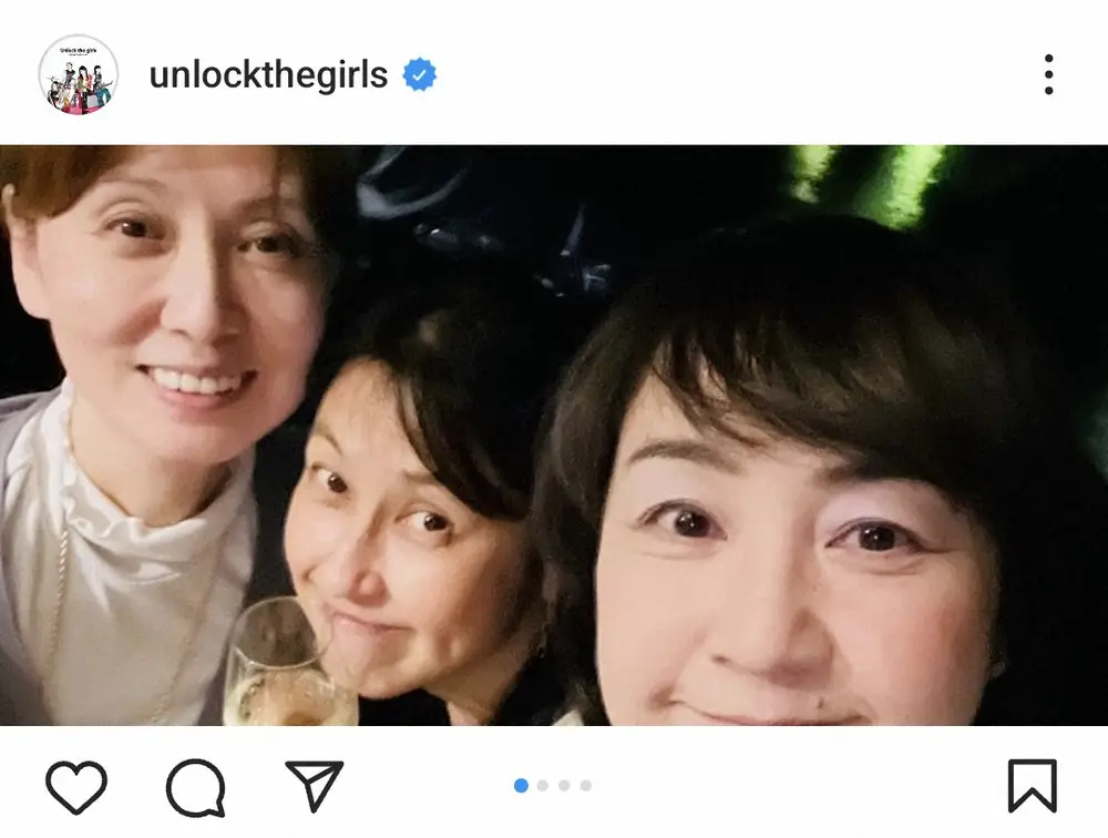 岸谷香公式インスタグラム（＠unlockthegirls）から
