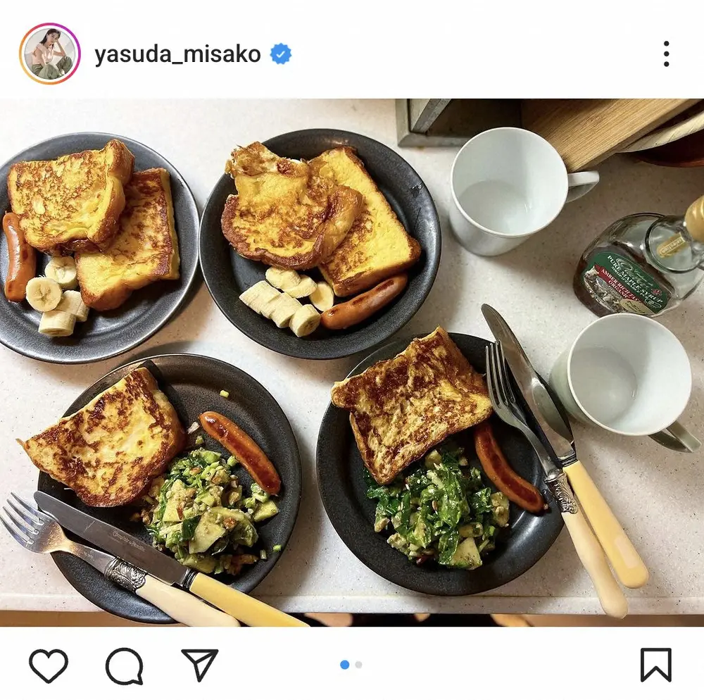 安田美沙子公式インスタグラム（@yasuda_misako）から