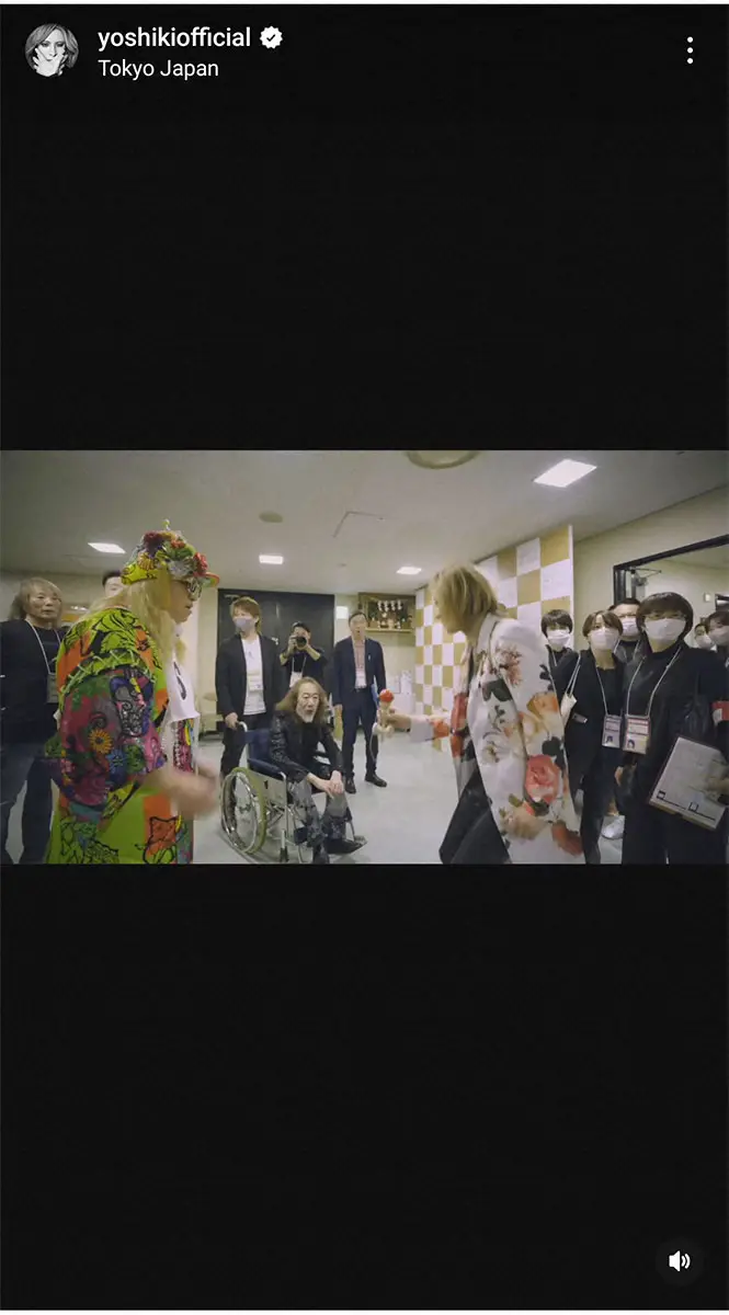 X JAPAN YOSHIKIのインスタグラム（@yoshikiofficial）から
