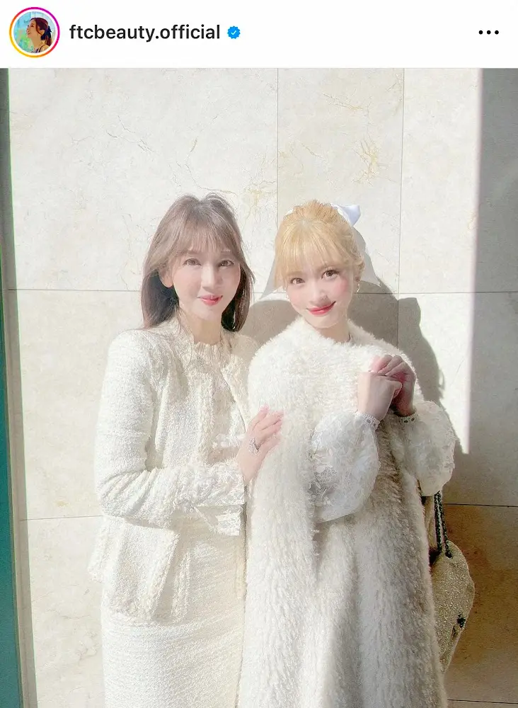 君島十和子さん公式インスタグラム（@ftcbeauty.official）から