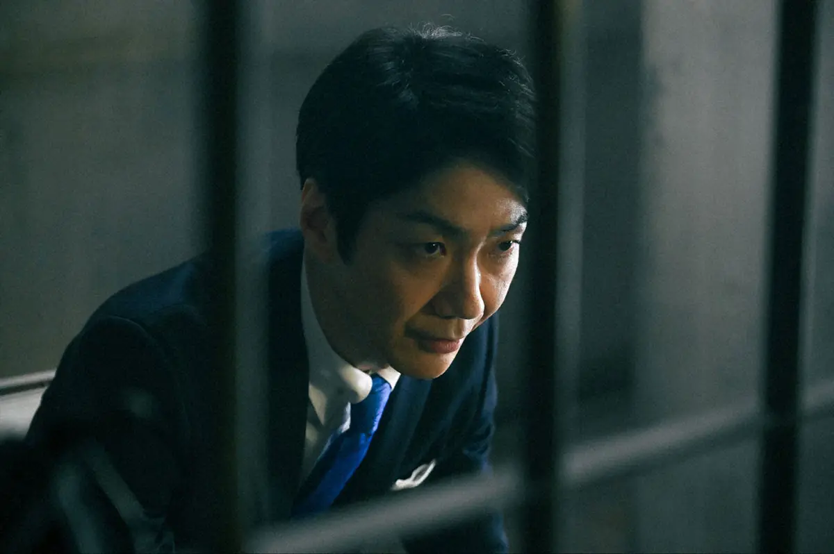 TBS日曜劇場「アンチヒーロー」最終話検事正を演じる野村萬斎（C）TBS