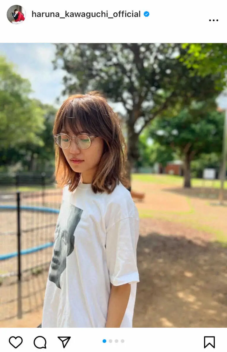 川口春奈の公式インスタグラム（@haruna_kawaguchi_official)から