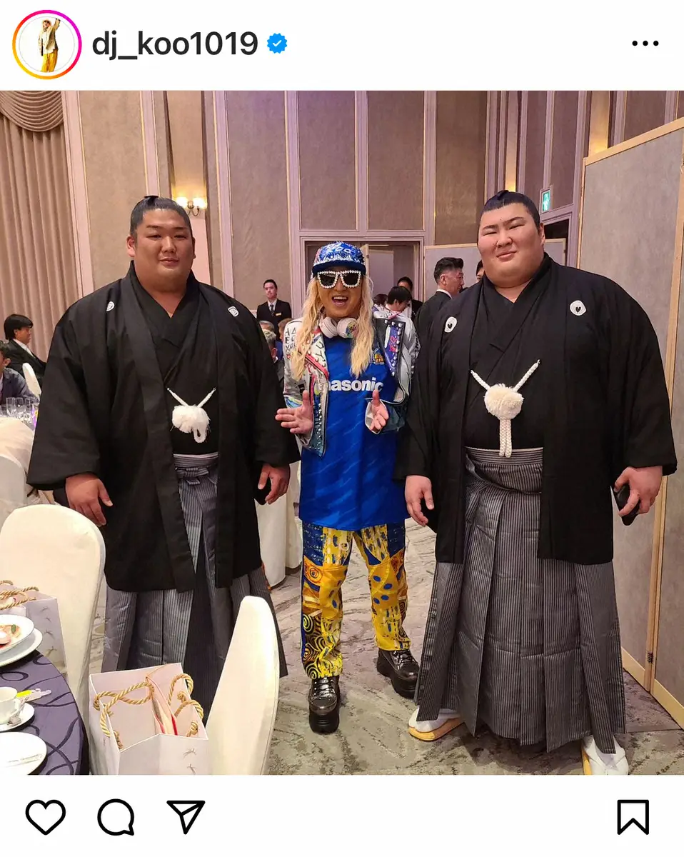 DJ　KOO公式インスタグラム（＠dj＿koo1019）から