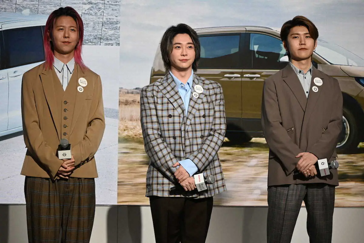 （左から）「Mrs.GREEN　APPLE」藤澤涼架、大森元貴、若井滉斗