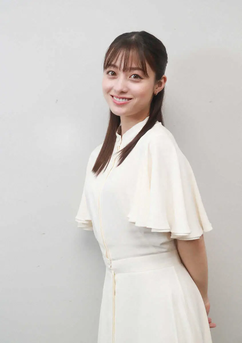 朝ドラの撮影の合間を縫って取材に応じた橋本環奈（撮影・中辻　颯太）