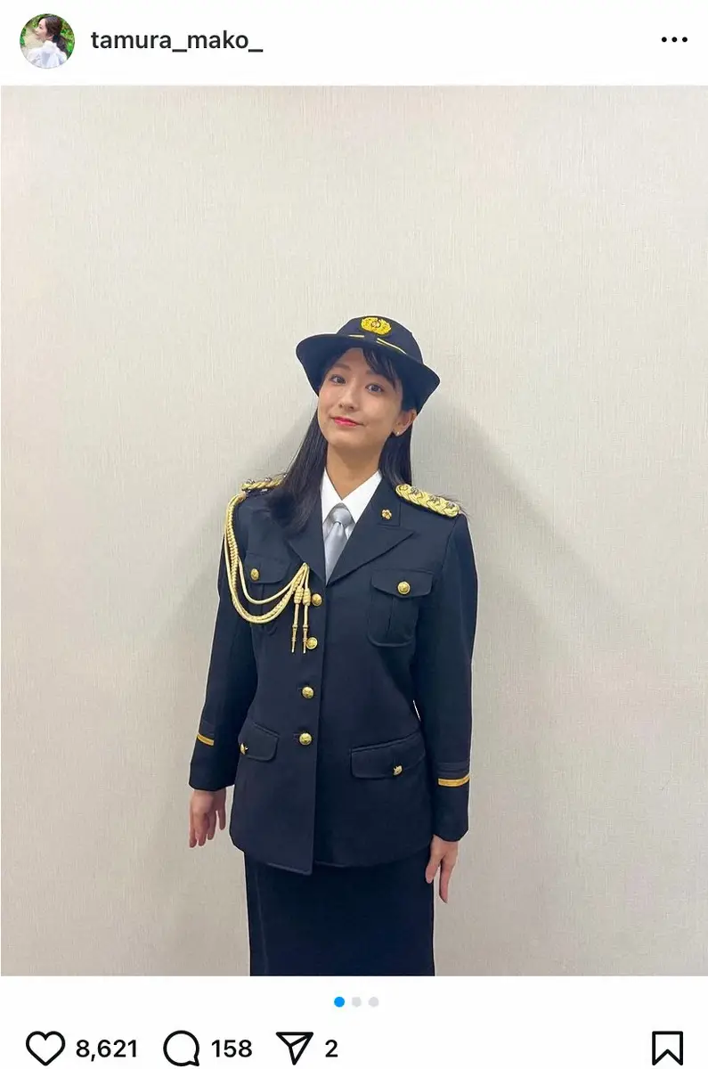 TBS田村真子アナのインスタグラム（＠tamura_mako_）から