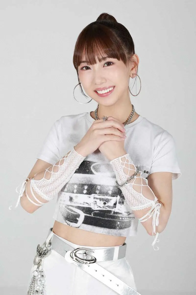 加入12年目で初めてセンターを務めるSKE48の熊崎晴香