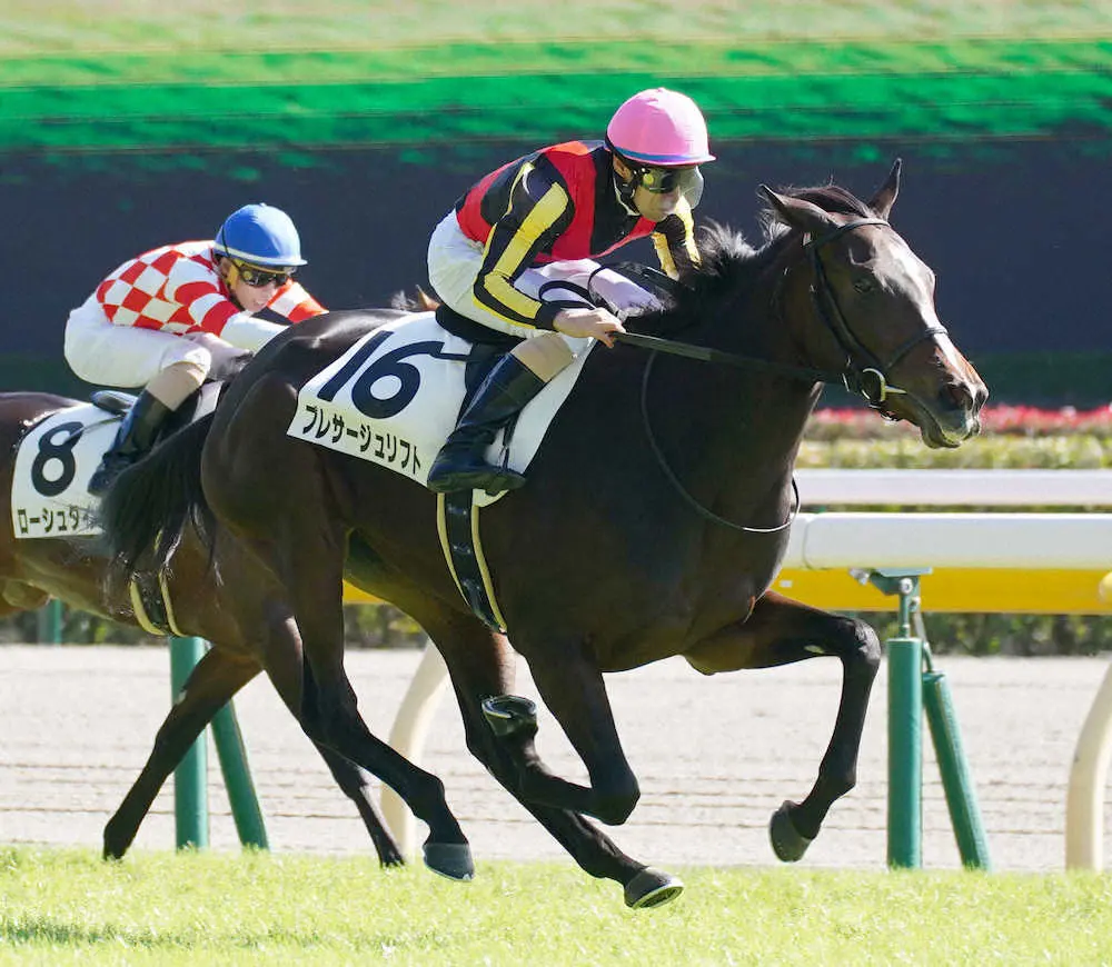 ＜東京競馬5R新馬戦＞レースを制したプレサージュリフト（撮影・郡司　修）