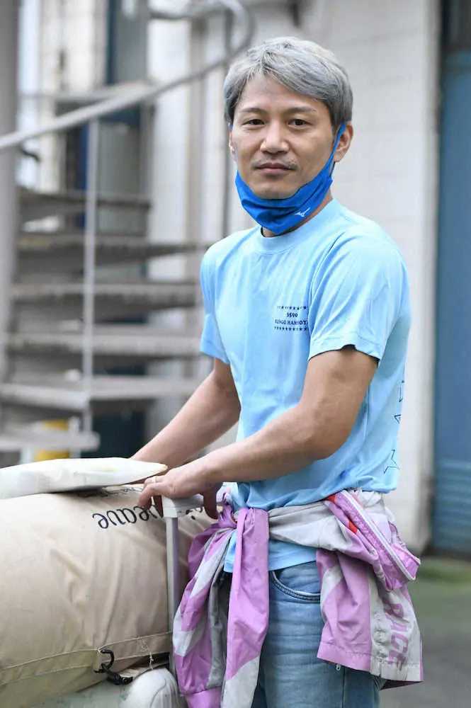 大一番を前にも気負わず、穏やかな表情の浜野谷