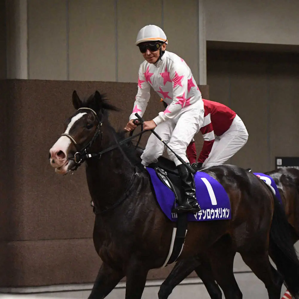 ＜東京11R・NHKマイルC＞2着でレースを終えた横山典騎乗のマテンロウオリオン