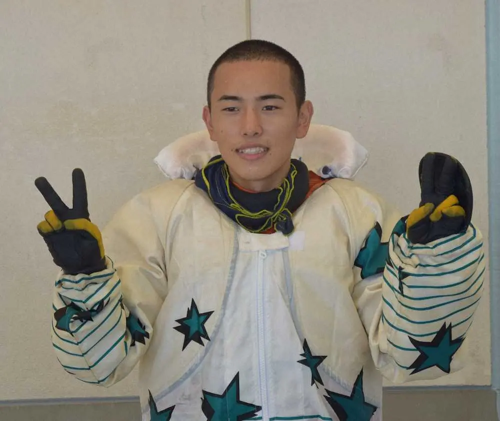 チャンプの座に輝いた石渡翔一郎