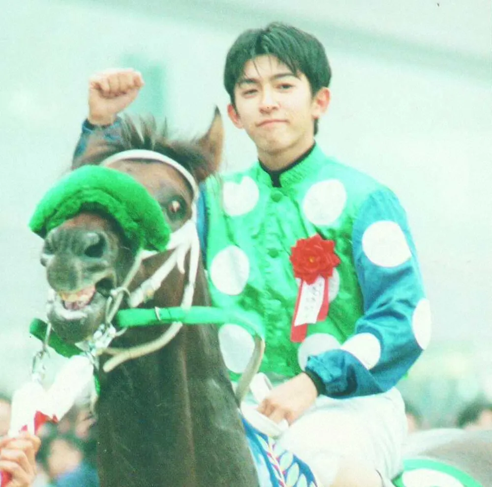 97年11月の東京スポーツ杯3歳Sを福永とのコンビで制したキングヘイロー