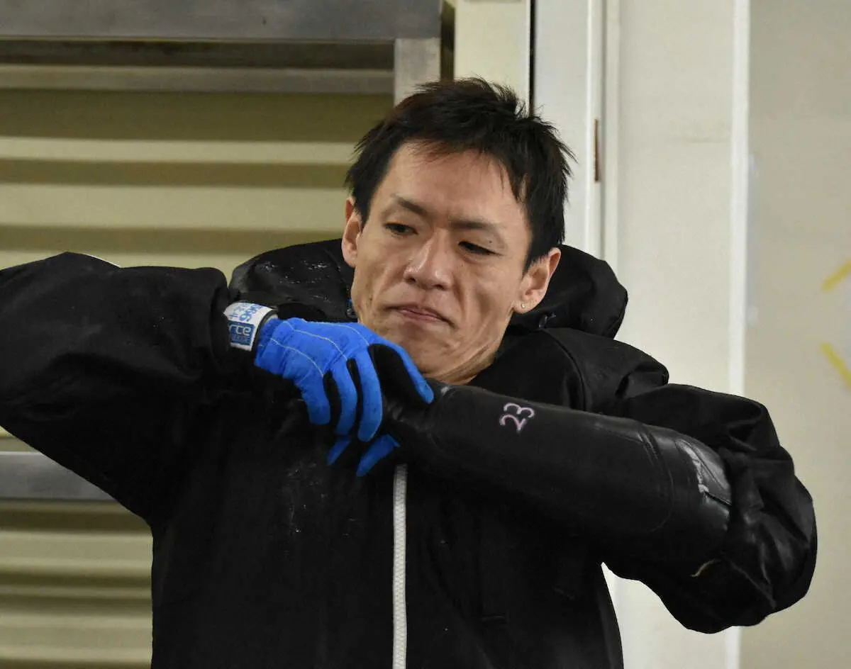 優出を狙う塩田北斗