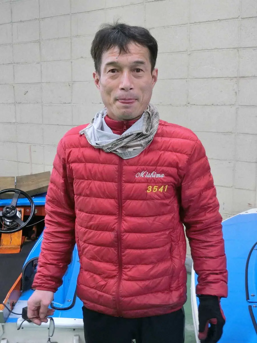 予選クリアに成功した三嶌