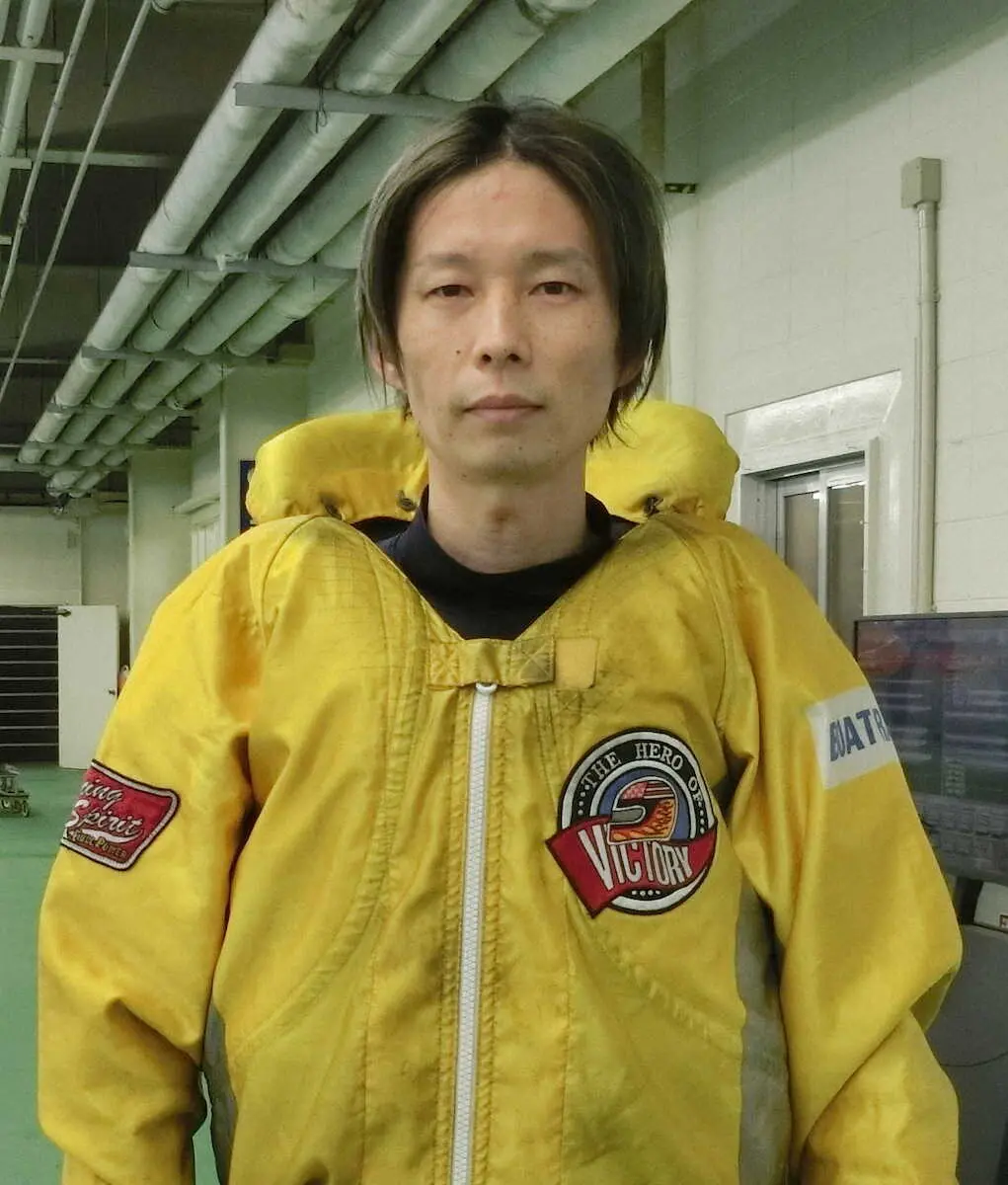 準優10Rを制して優出した中田