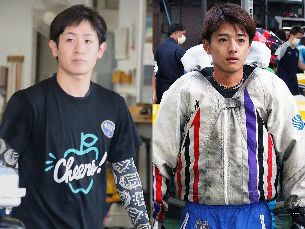 関浩哉（左）と羽野直也