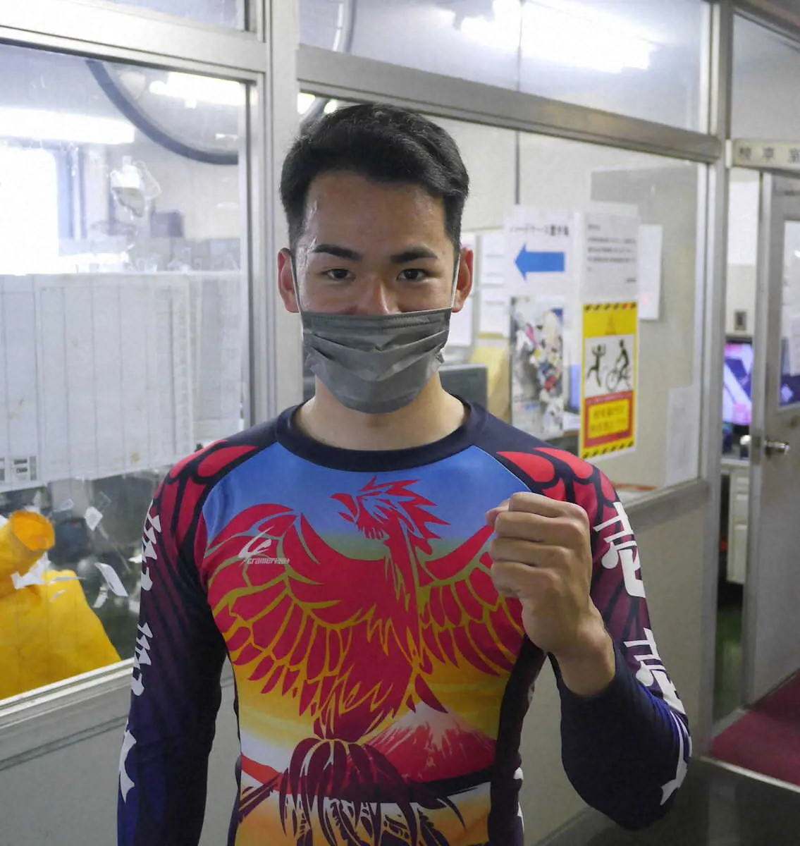 好感触に笑顔を見せた梅田加津也