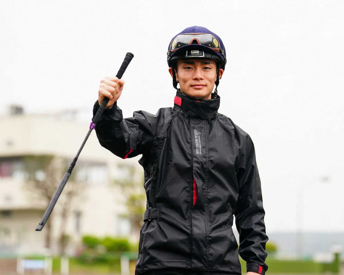 エンドロールで自身G1初騎乗となる天皇賞・春に挑む永野（撮影・河野　光希）