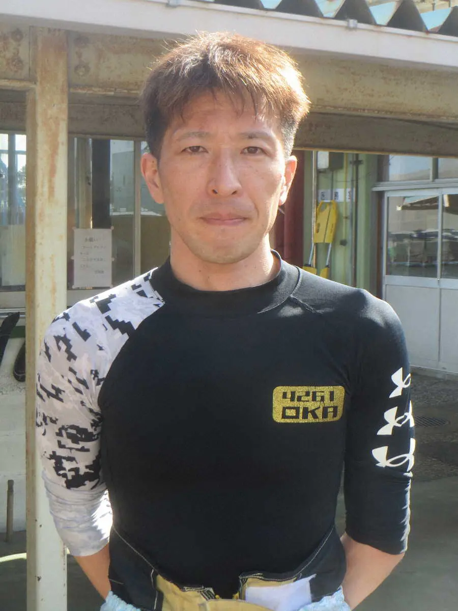 昨年2月以来の地元優出を決めた岡祐臣