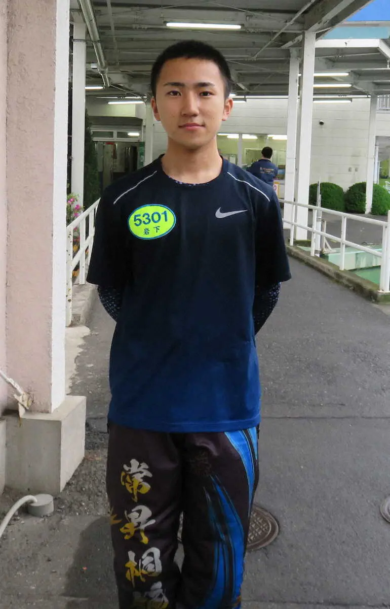 7日の多摩川ボート1Rでデビューした岩下巧斗　　　　　　　　　　　　　　　　　　　　　　　　　　　　　　