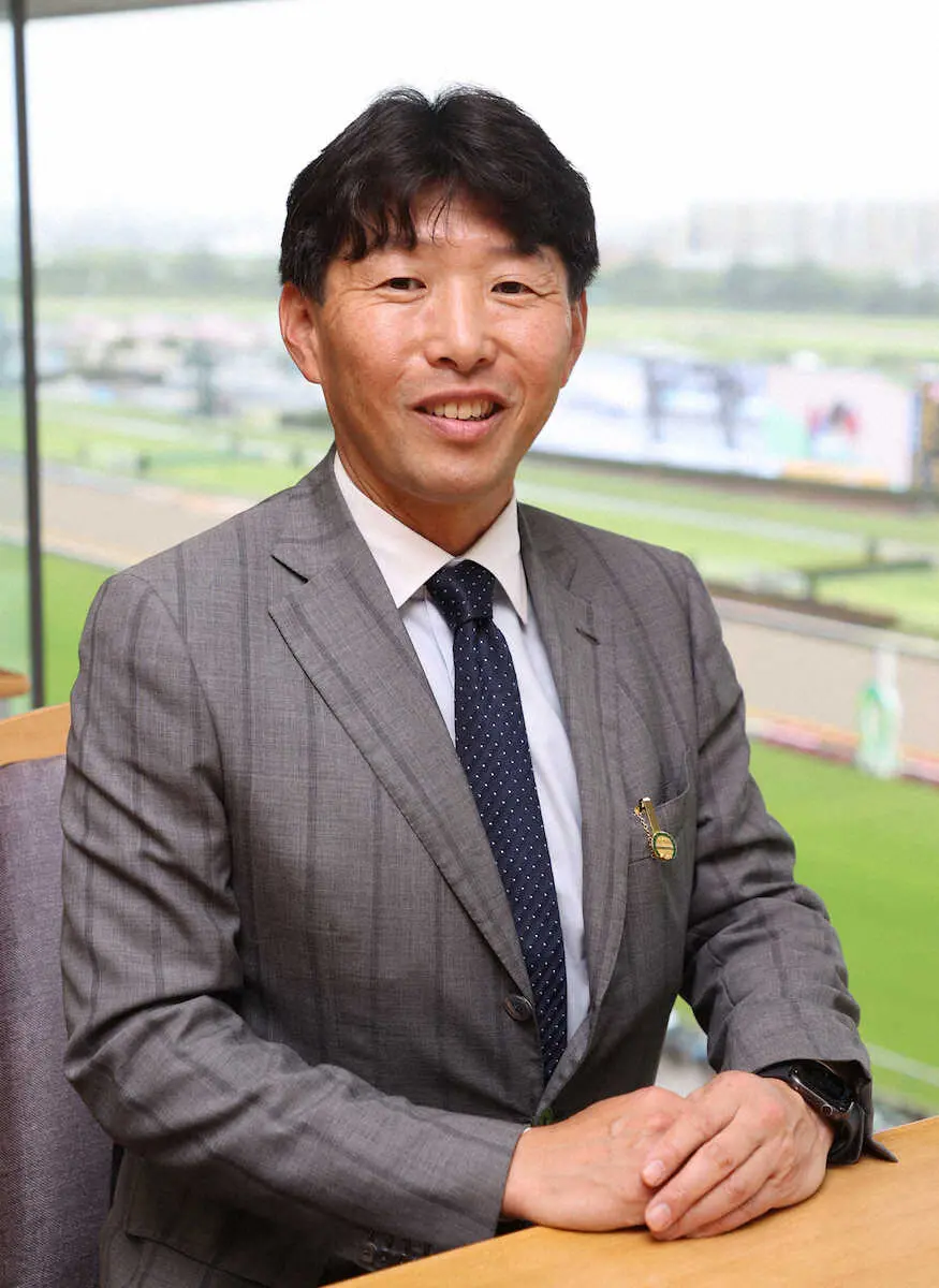 サンデーレーシング・吉田俊介氏（撮影・村上大輔）