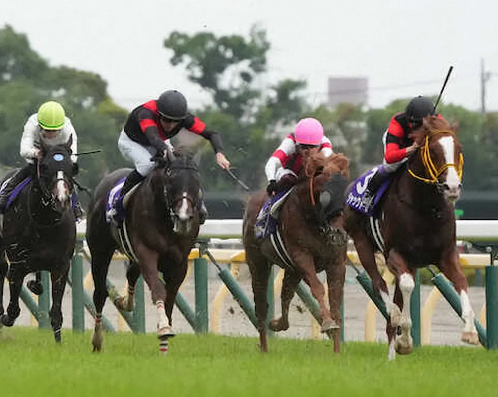 ＜安田記念＞武豊が騎乗したジャックドール（右）は5着（撮影・郡司　修）