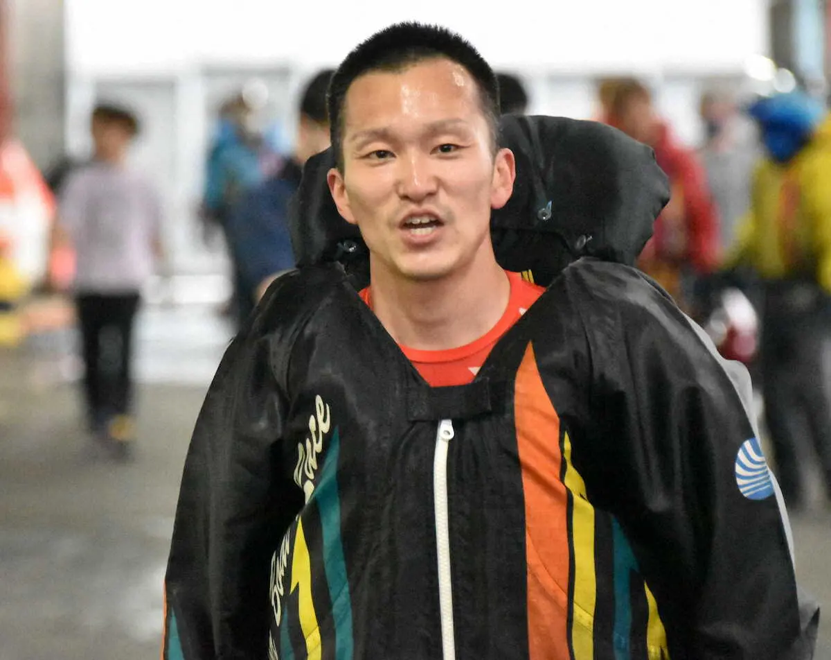 優出一番乗りを果たした西山貴浩