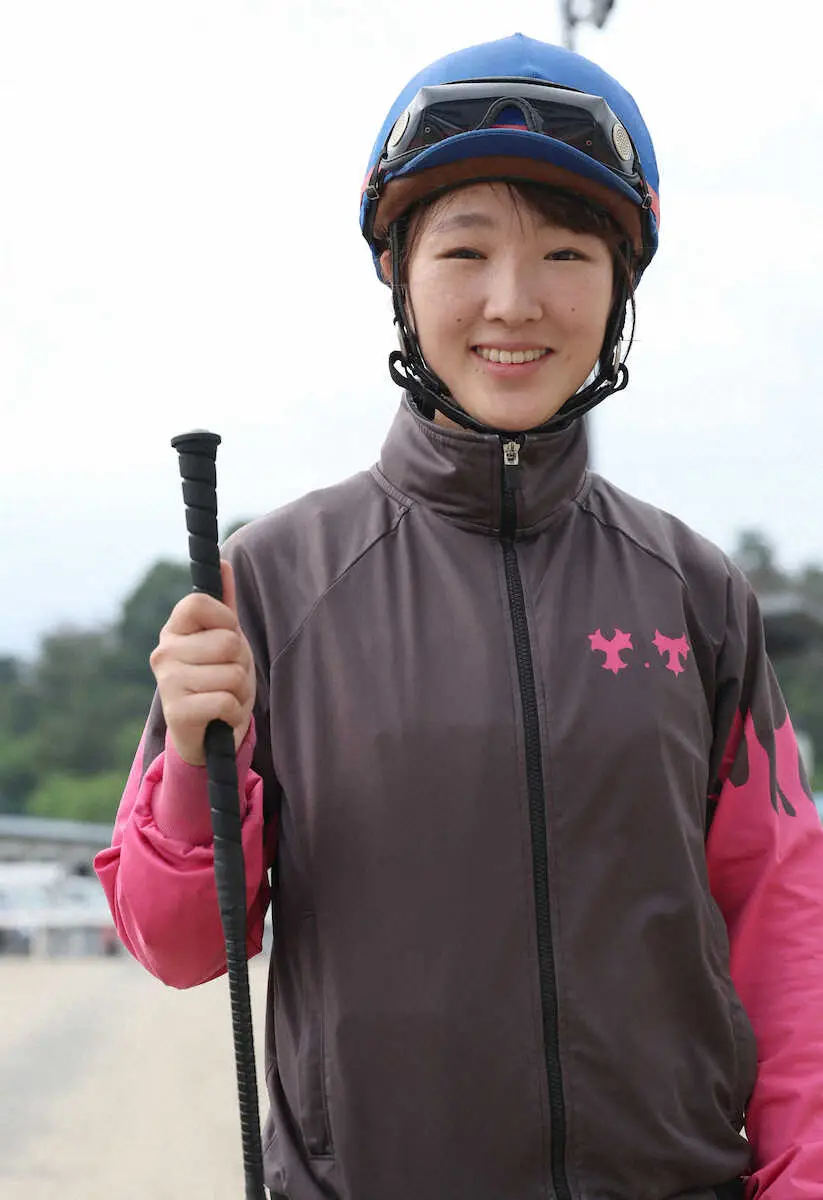 CBC賞で重賞初騎乗となる永島まなみ（撮影・亀井直樹）