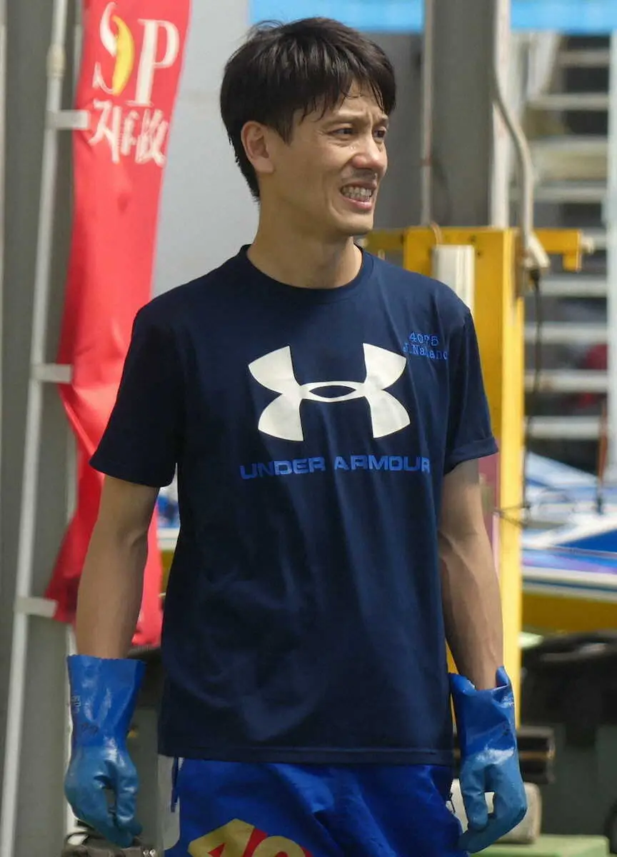 準優勝戦11Rでフライングを切ってしまった中野次郎