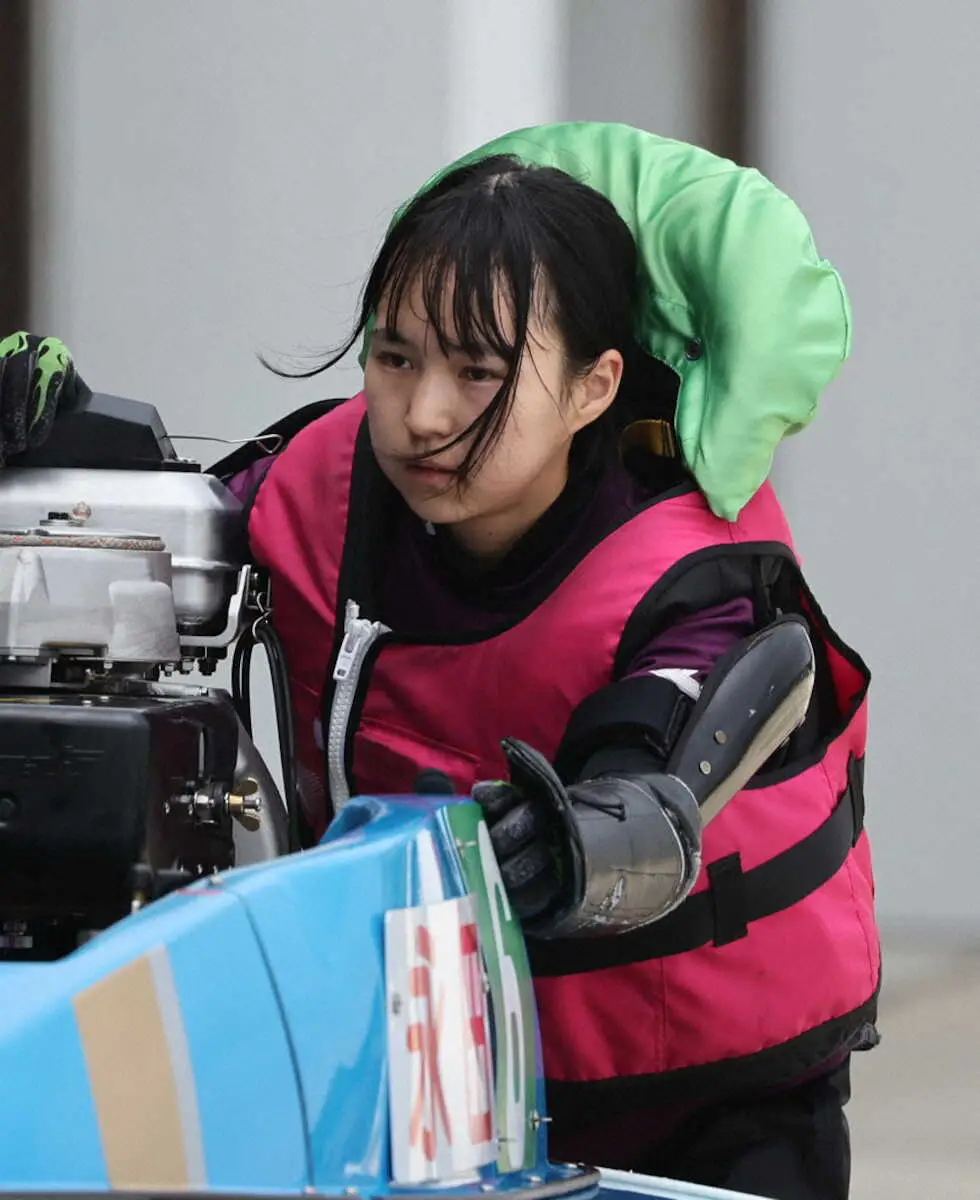 勝率上位の45号機をゲットした永田楽