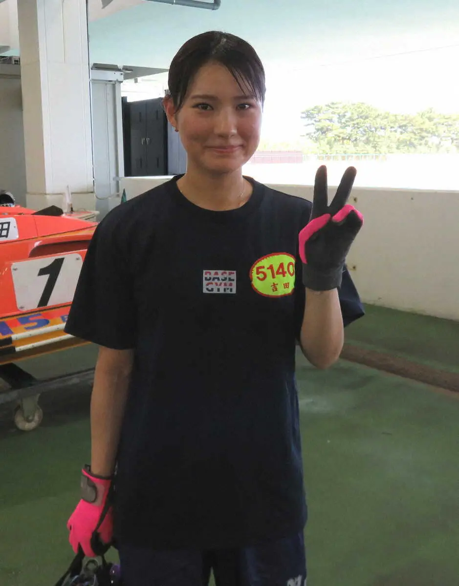 初日6Rで動きの良さを見せていた吉田彩乃　　　　　　　　　　　　　　　　　　　　　　　　　　　　