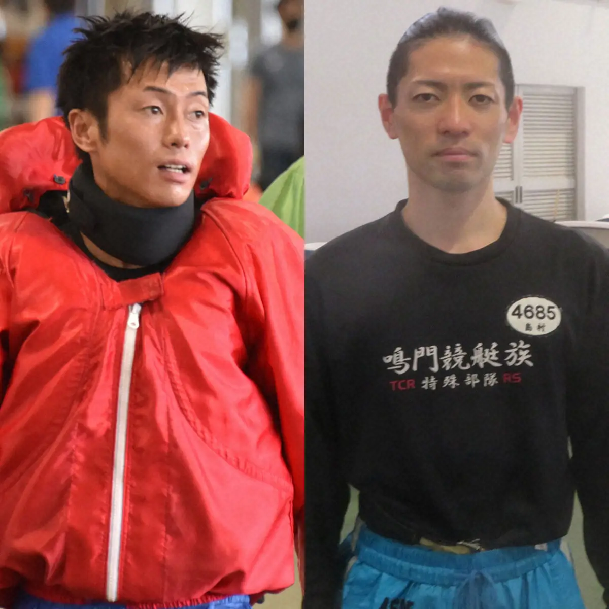 丸野一樹（左）と島村隆幸