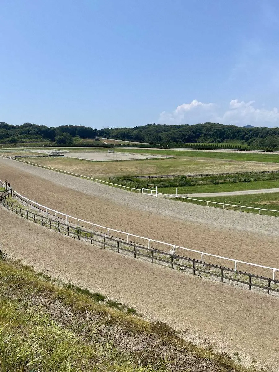 ノーザンファーム天栄にある調教コース