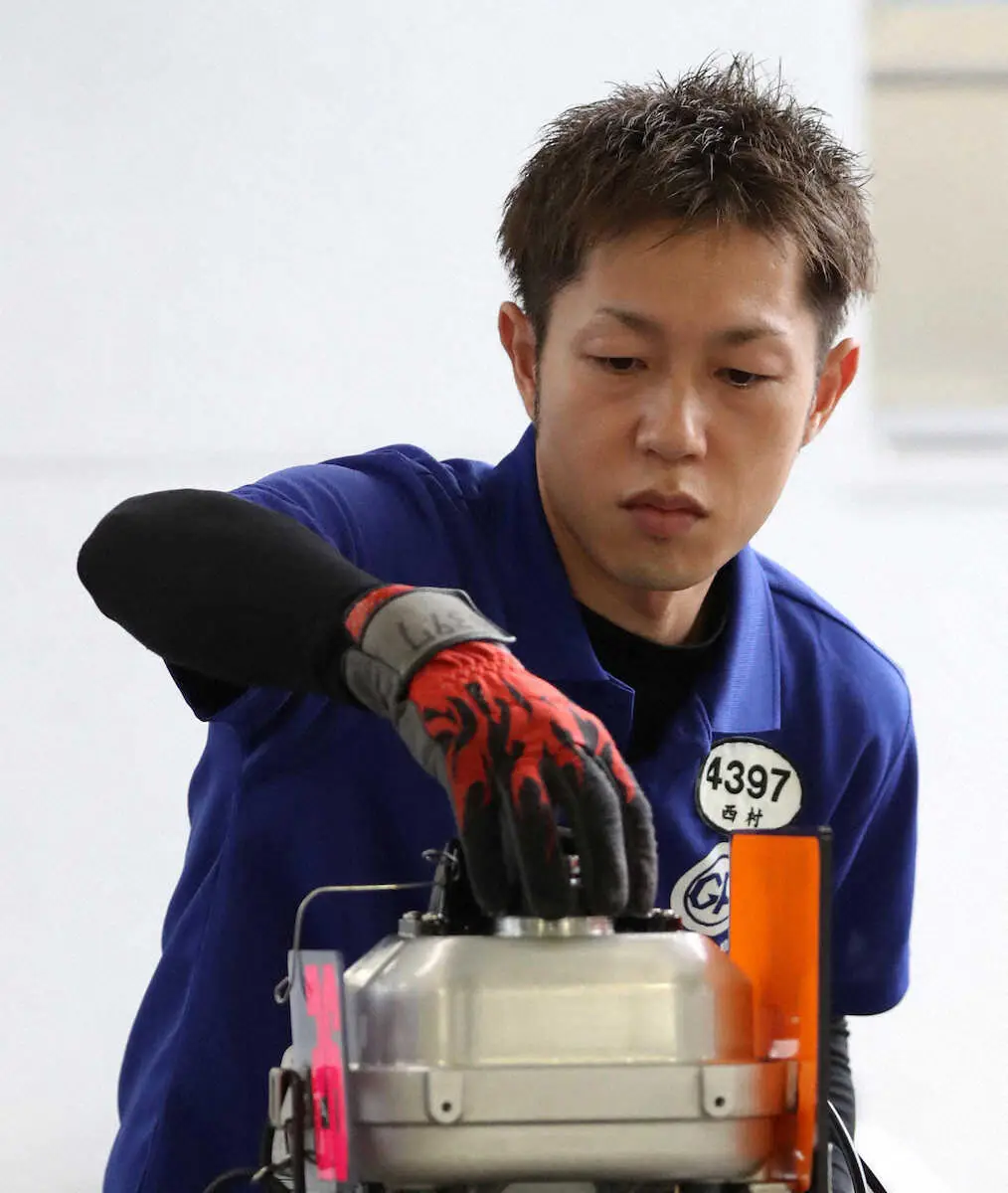 摂河泉に続いて住之江でオレンジモーターを引き当てた西村拓也